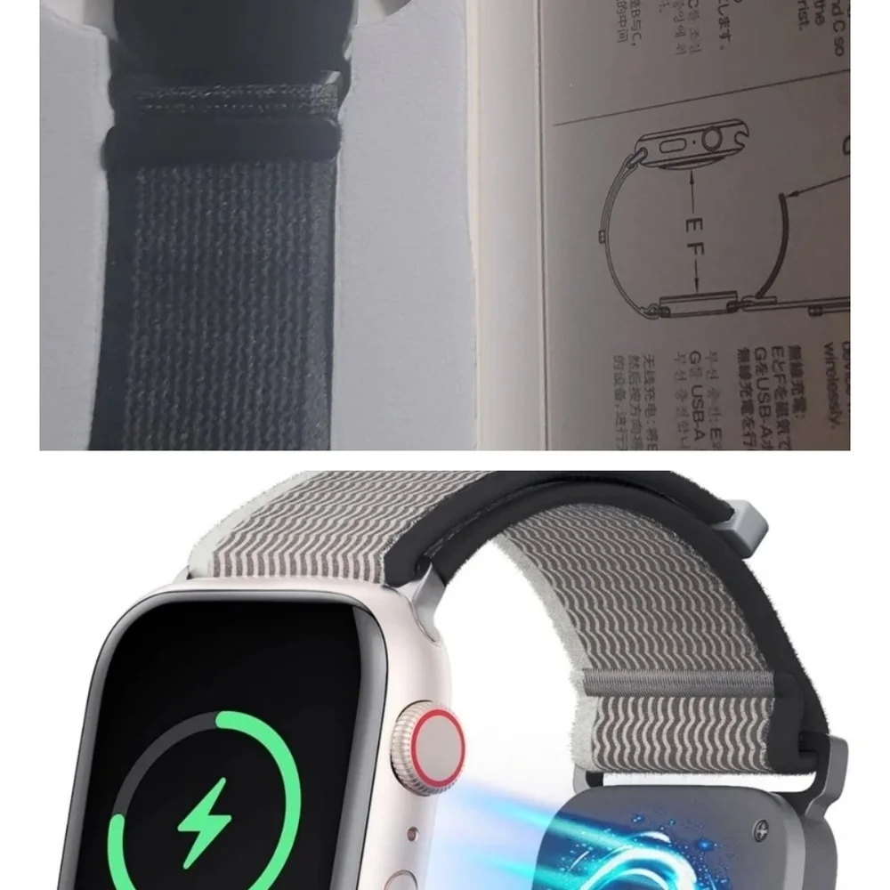 2 in 1 Watch Charger Nylon Band